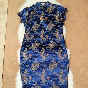 Chinese Asian silk dress cheongsam
